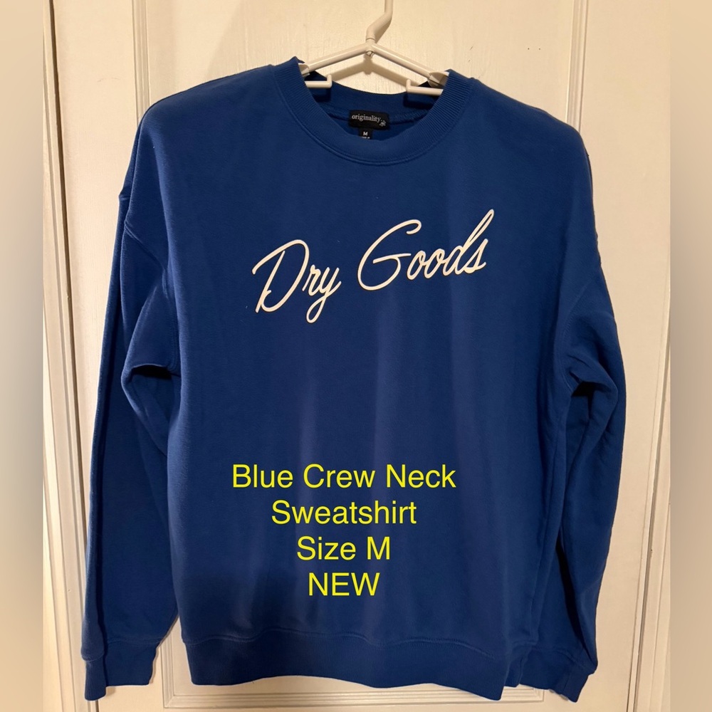 NEW crew neck sweatshirt
